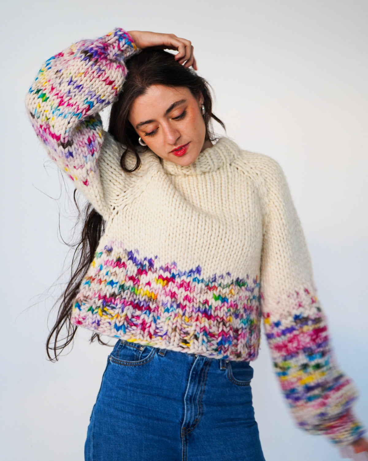 The Rainbow Sweater Kit x @paula.on.knits
