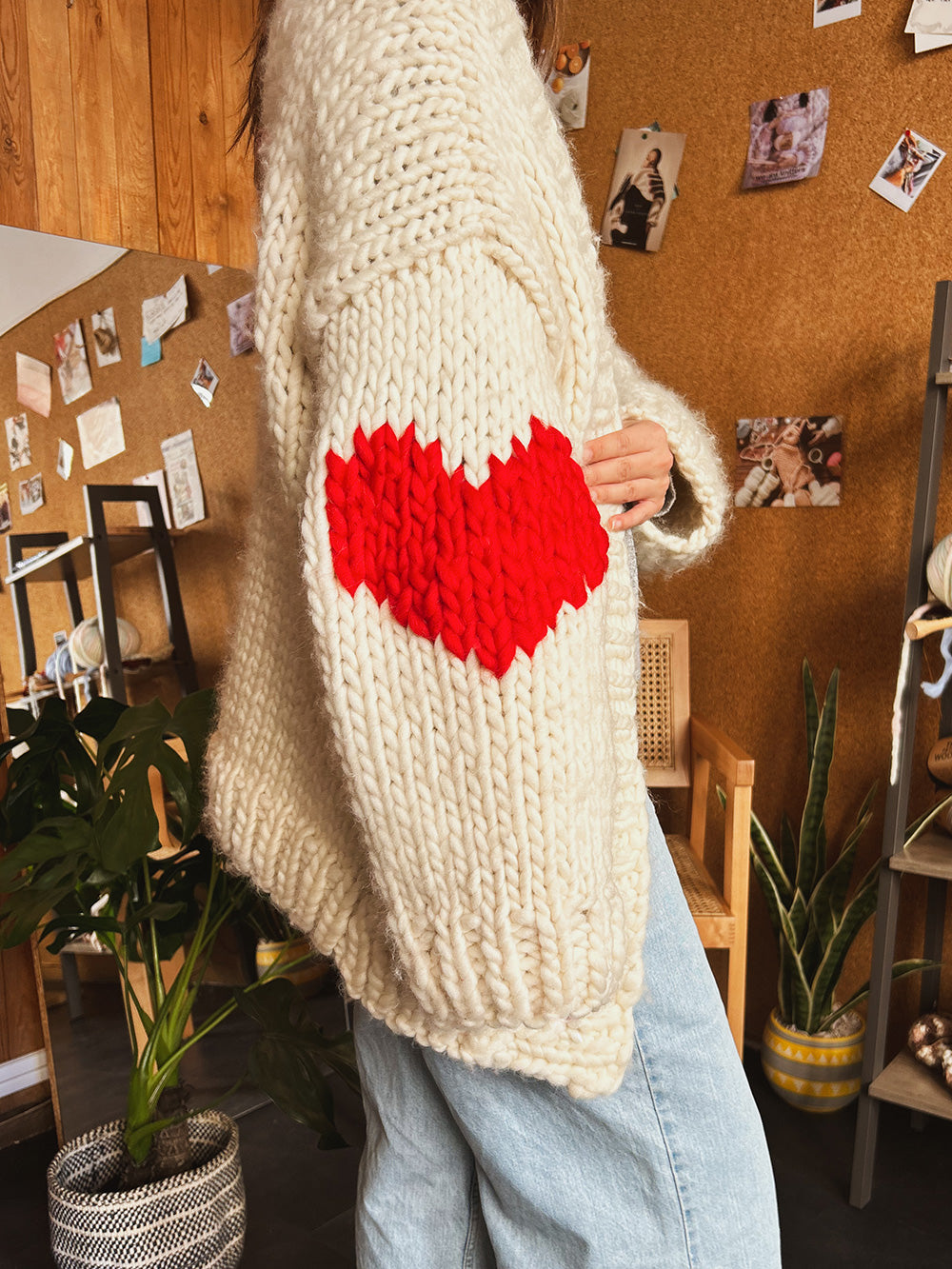 Crazy For You Heart Embroidery Free Pattern – weareknitters