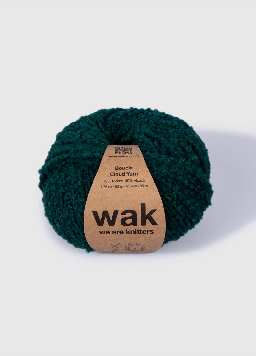 The Boucle Cloud Yarn Forest Green – weareknitters