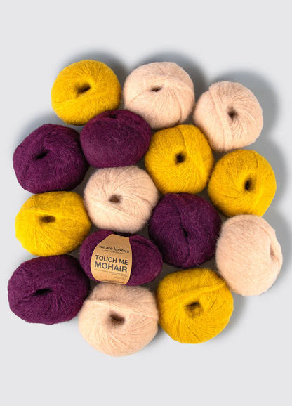 15 Pack of Touch me Mohair Yarn Balls