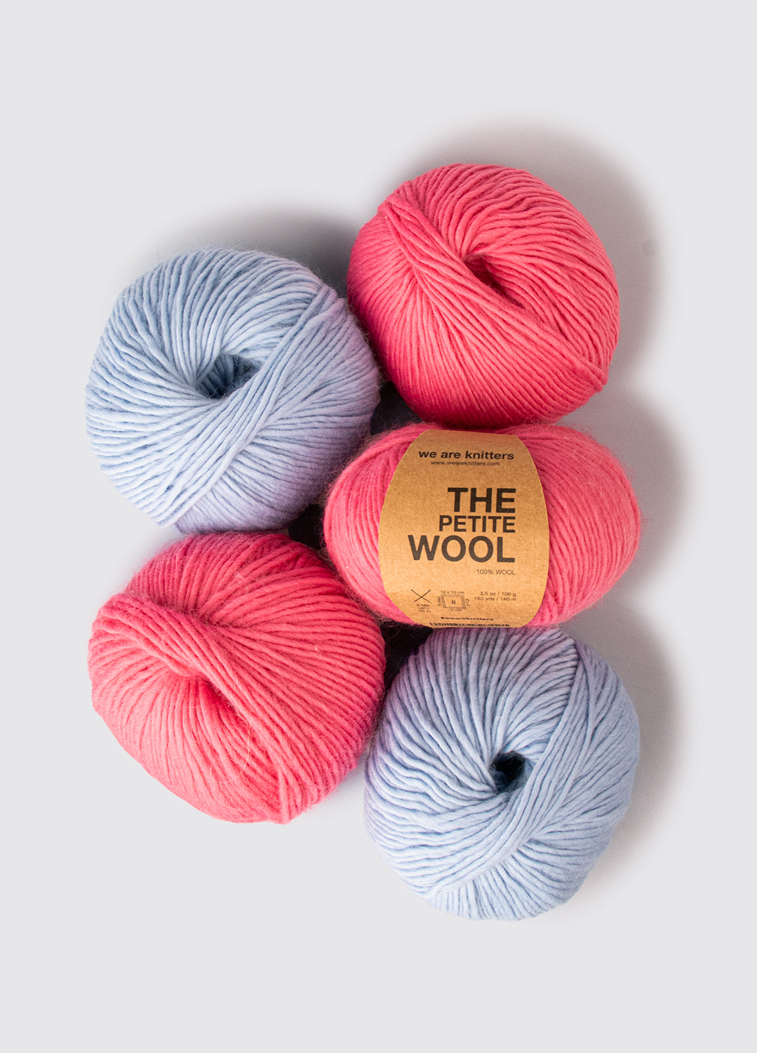 Pack of Petite Wool Yarn Balls – We Are Knitters - Main Image