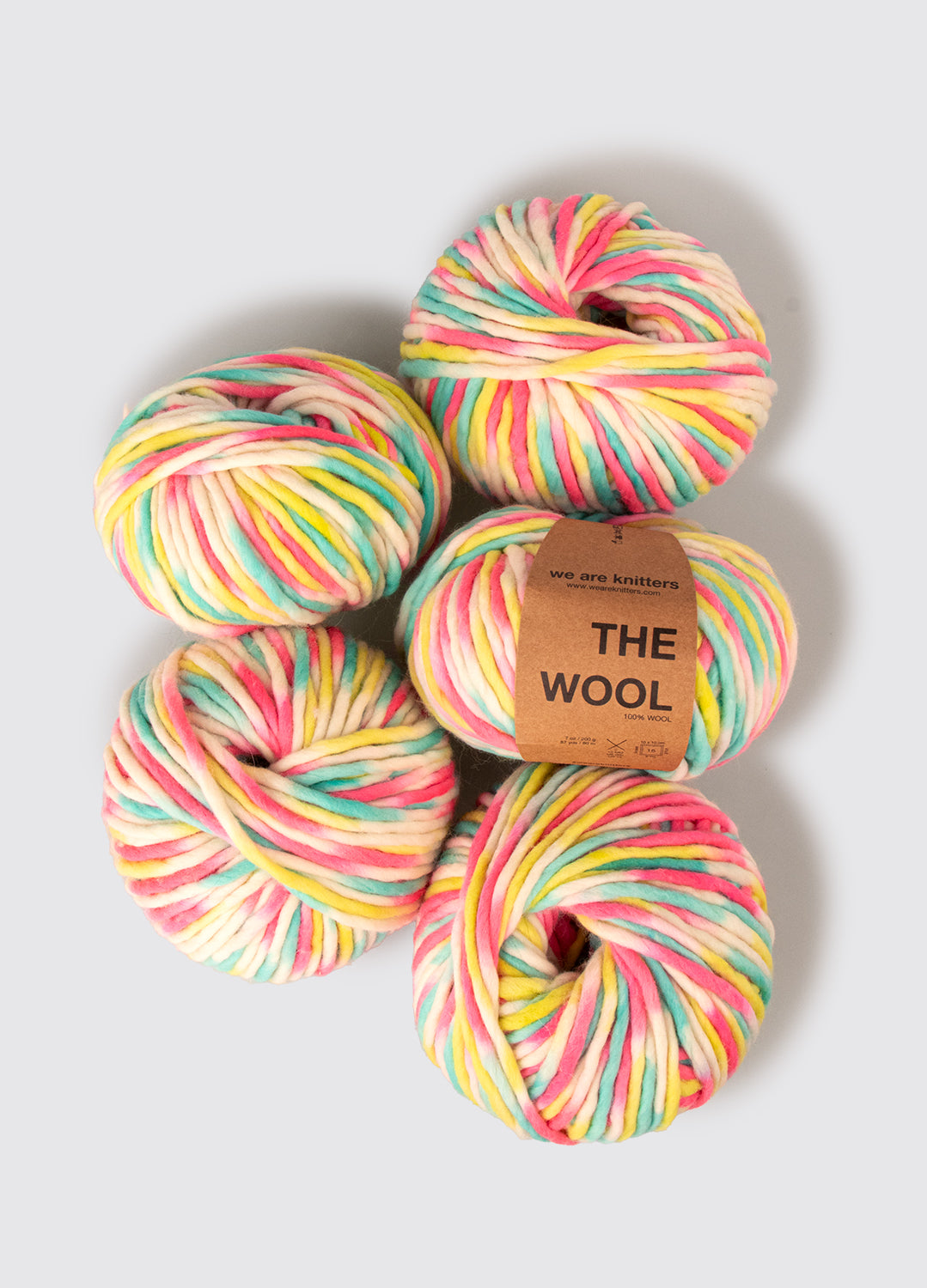 5 Pack of The Wool Yarn Balls