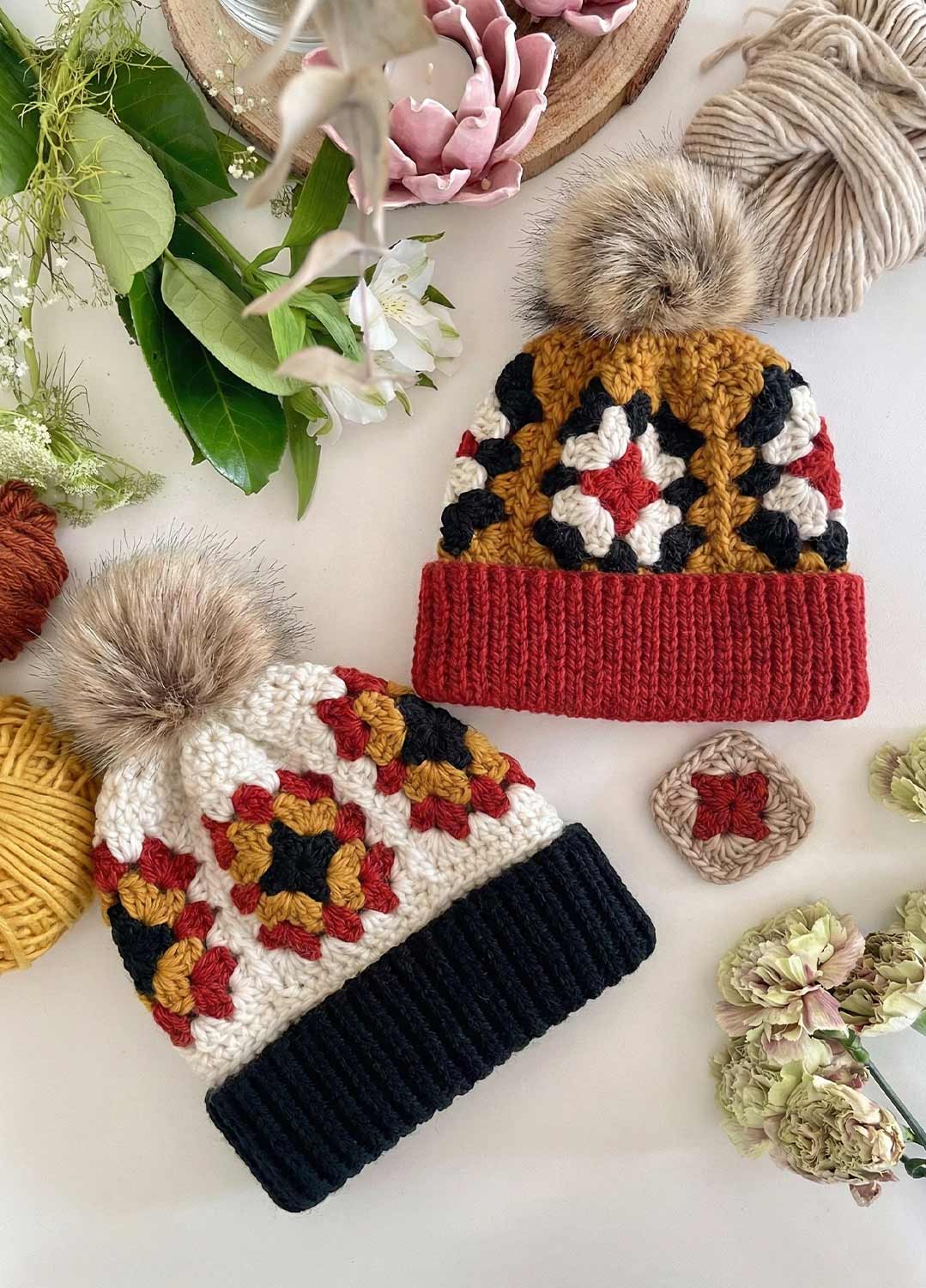Granny Square Beanie Kit x @cickadesign - Yummy Version – We Are