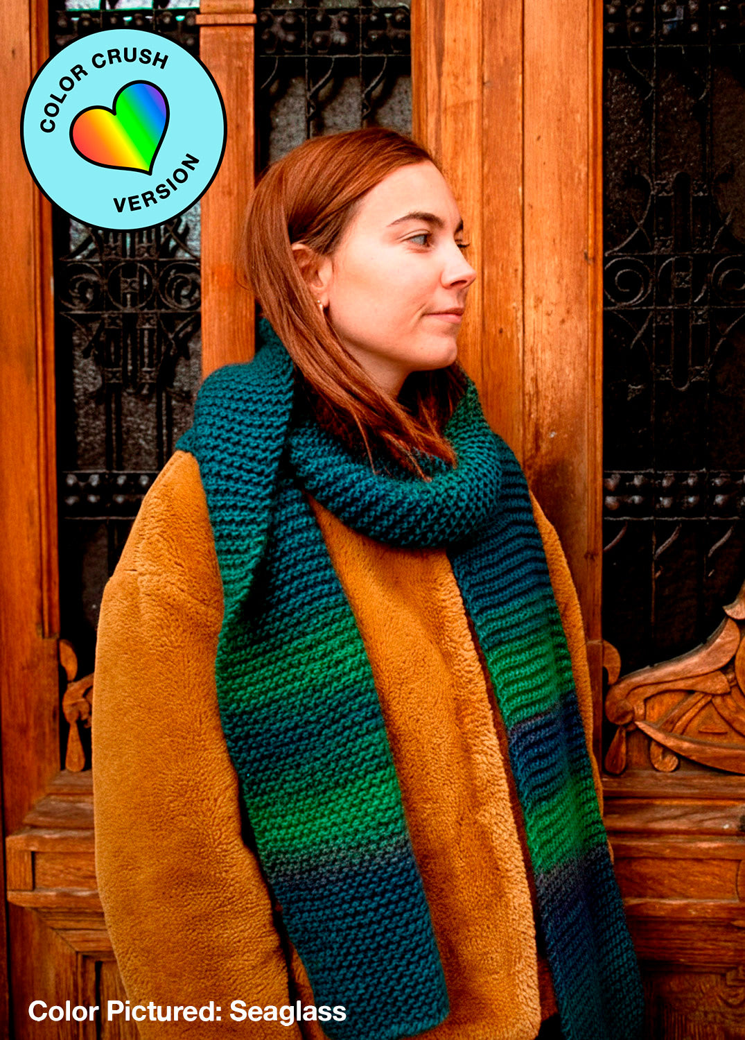 Morse Scarf Kit - Color Crush: Self Striping Version – We Are Knitters