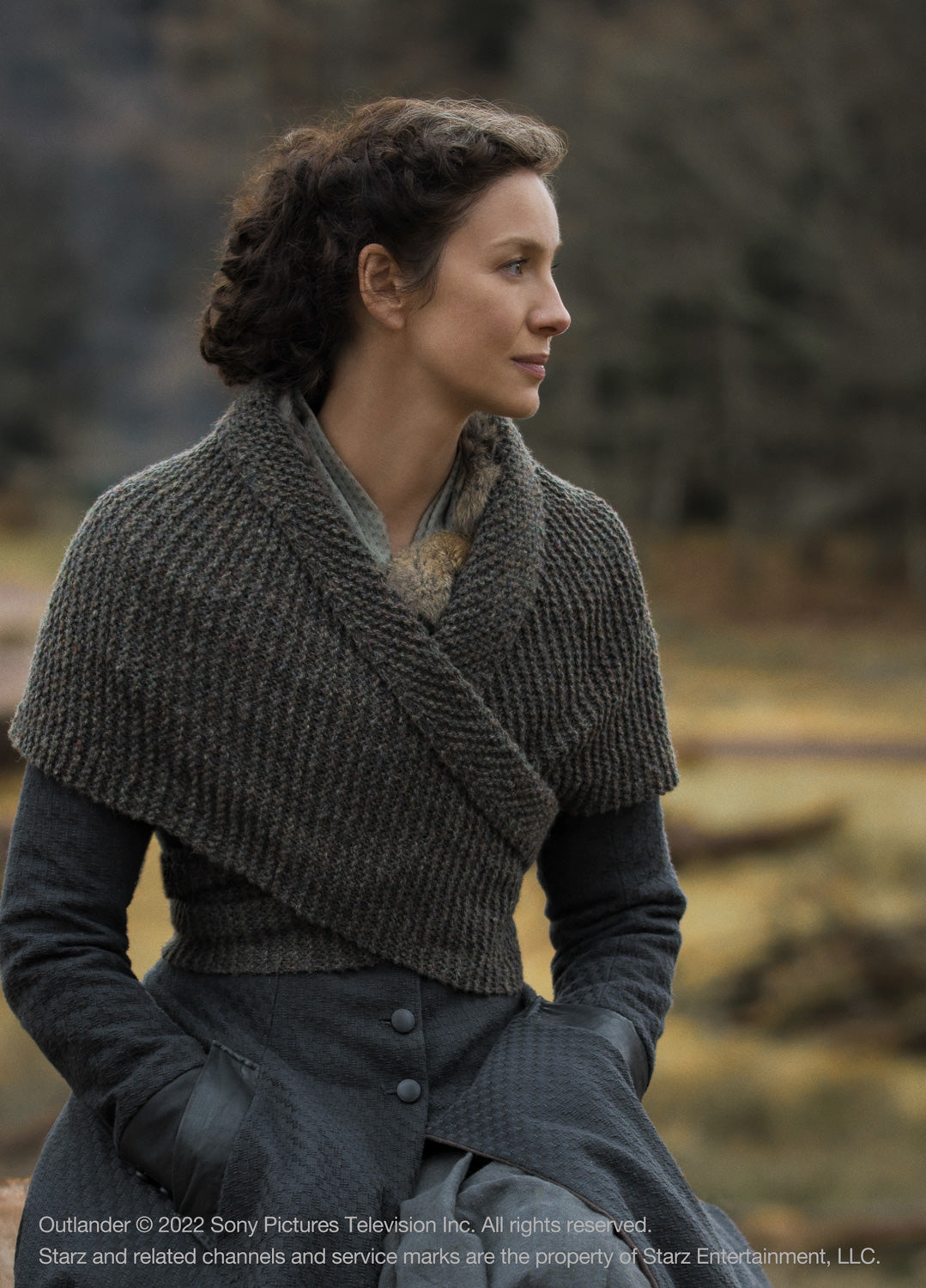A Wrap Inspired by Claire Fraser from the STARZ series Outlander Free –  weareknitters