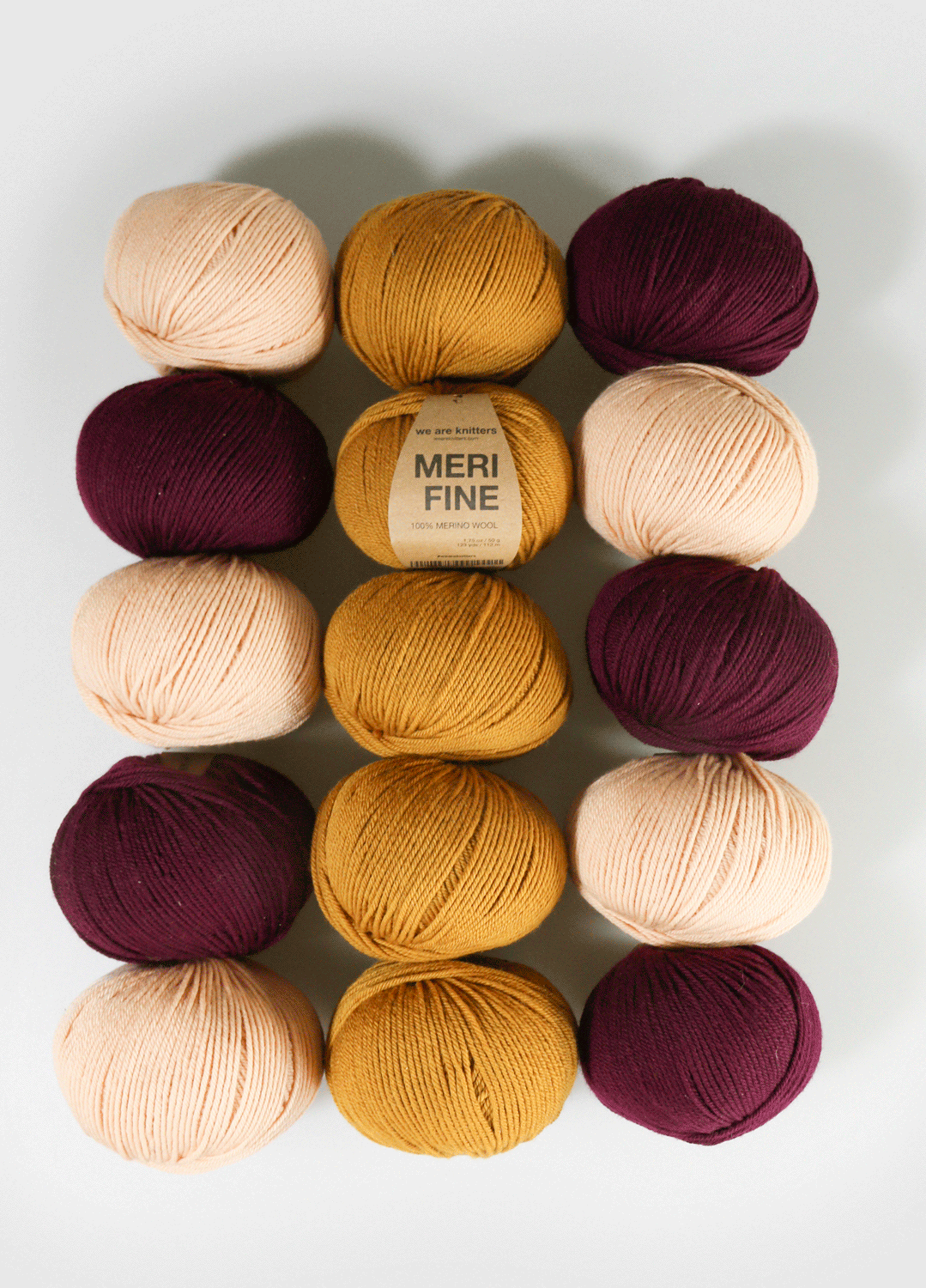 15 Pack of Merifine Yarn Balls