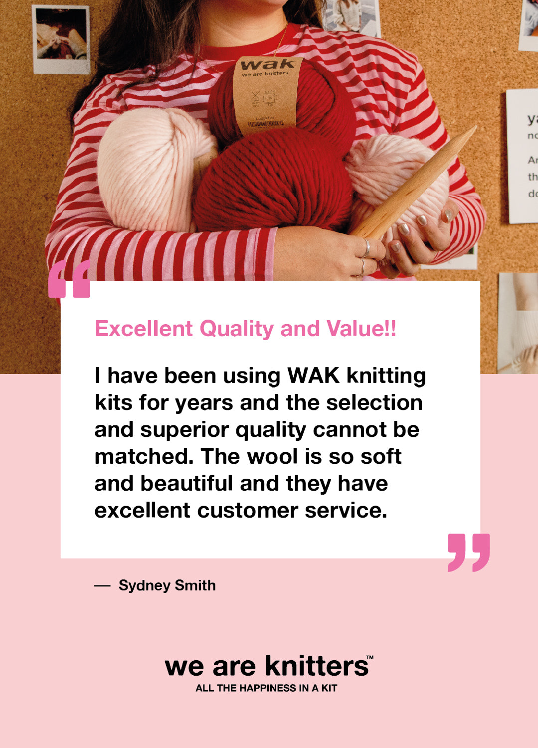 2 Kits Bundle | Knitting Stitch Sampler Kit "Make your first Snood" + Tupelo Cardigan