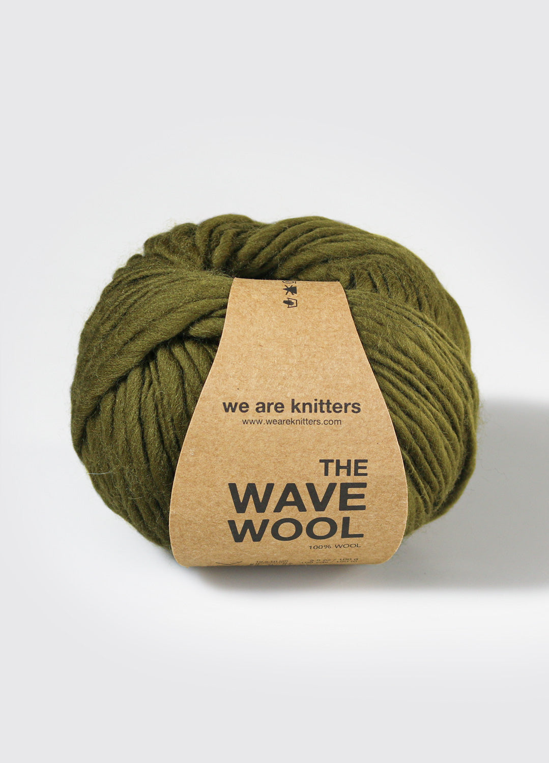 The Wave Wool Olive – weareknitters