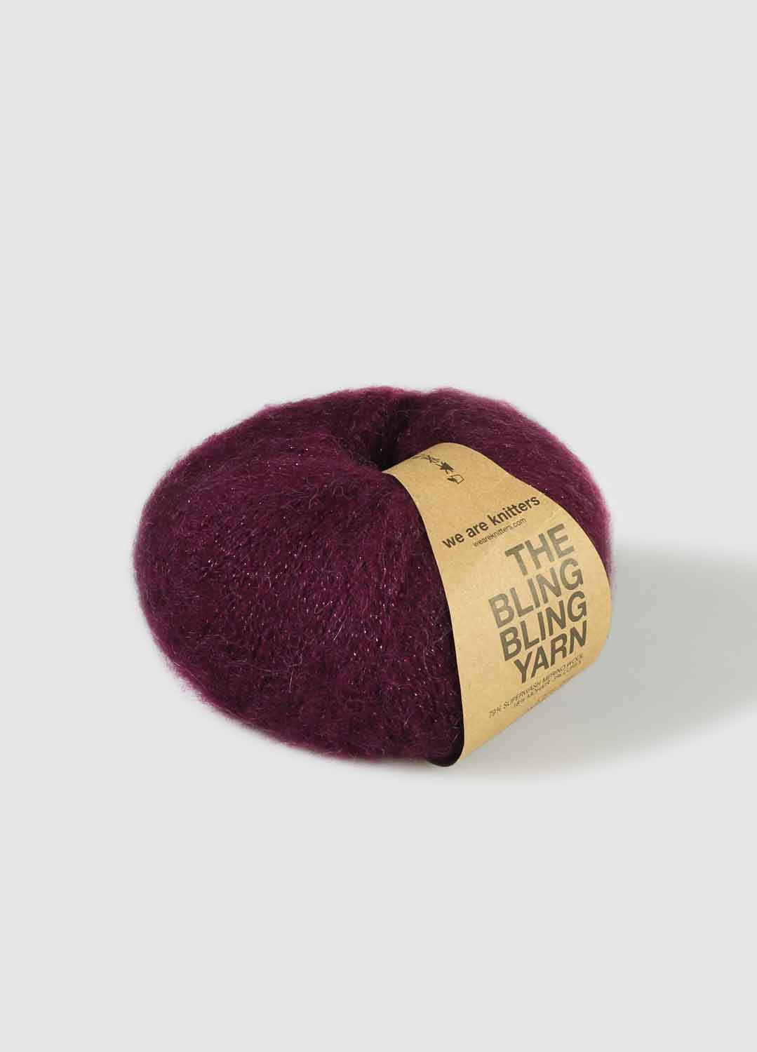 The Bling Bling Yarn Bordeaux