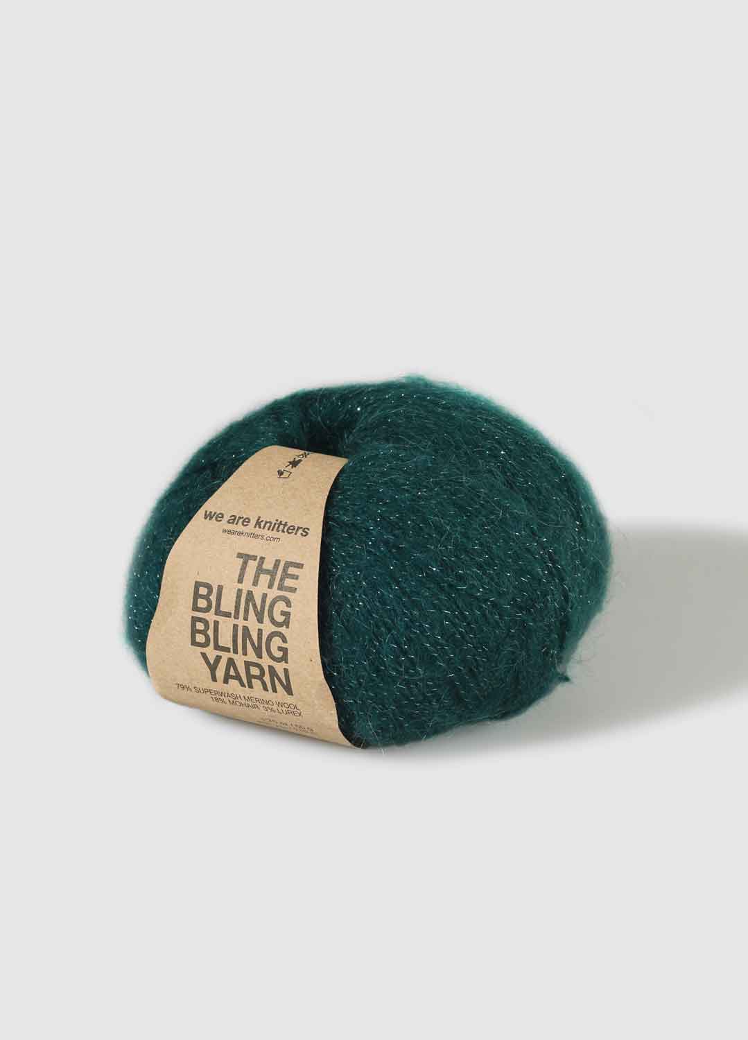 The Bling Bling Yarn Forest Green