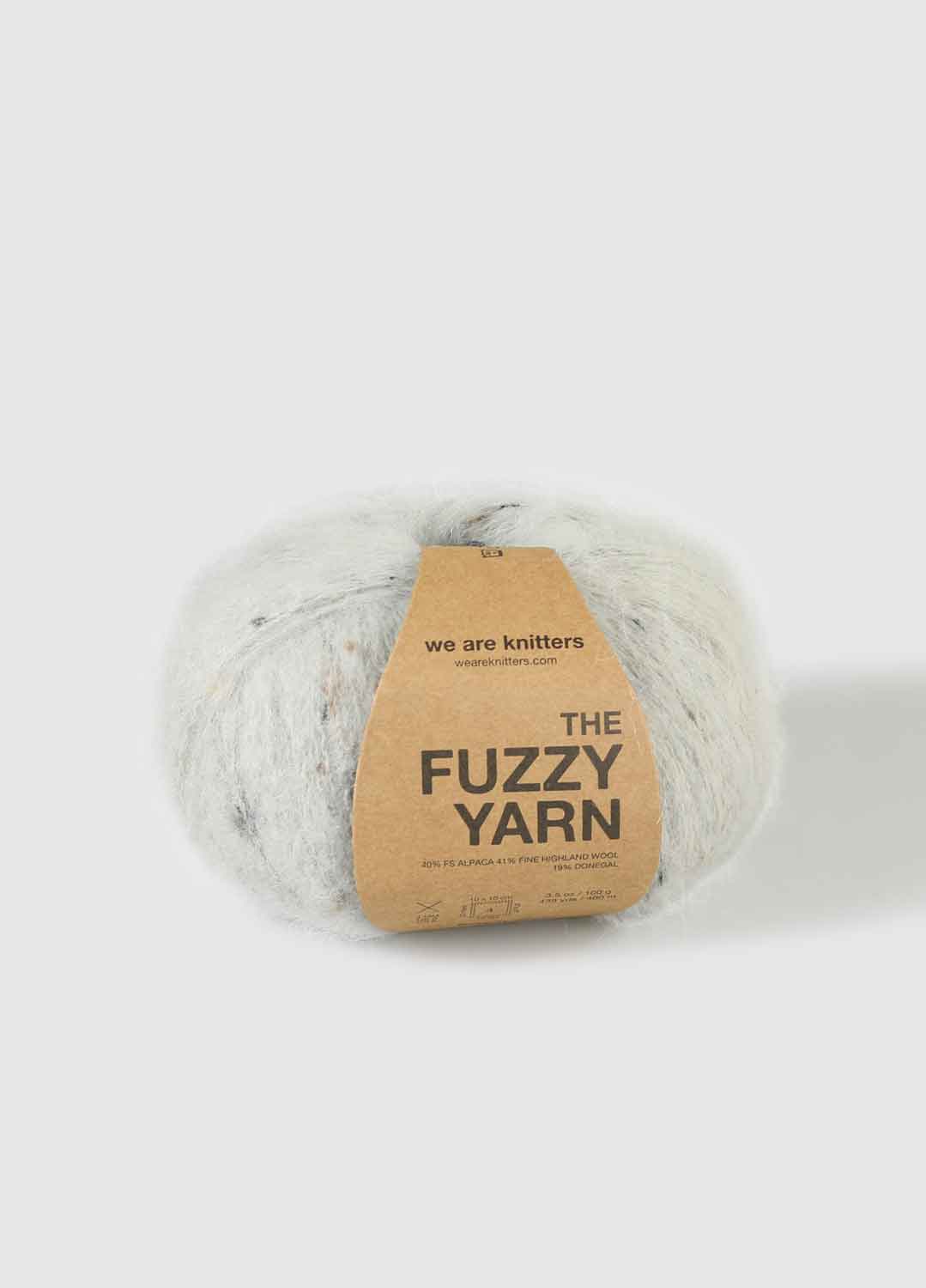 The Fuzzy Yarn Marbled Natural – weareknitters