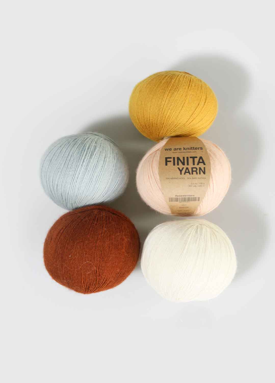 5 Pack of Finita Yarn Balls - Outlet Edition