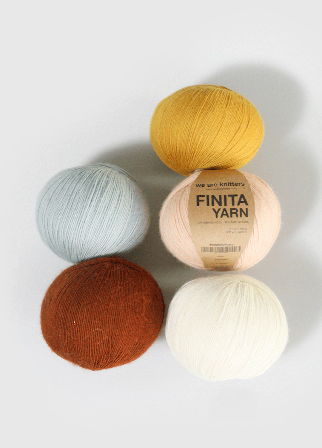 5 Pack of Finita Yarn Balls - Outlet Edition