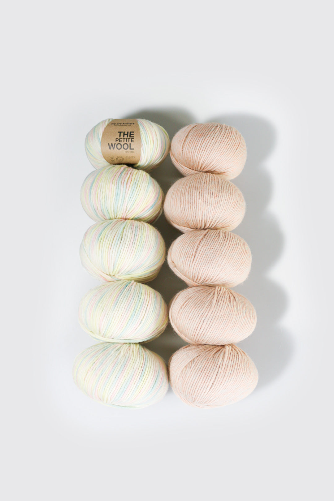 10 Pack of Petite Wool Yarn Balls