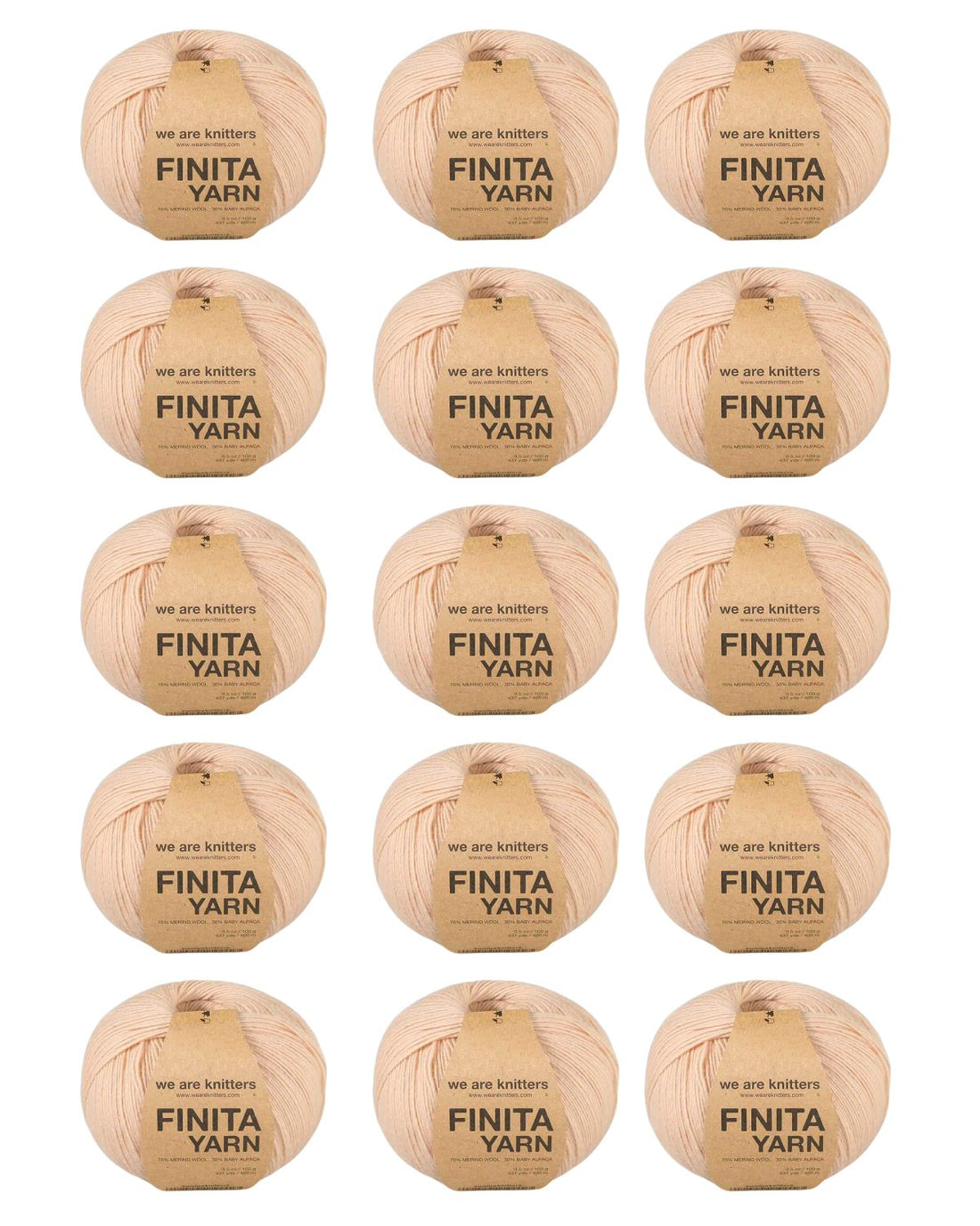 15 Pack of Finita Yarn Balls - Outlet Edition