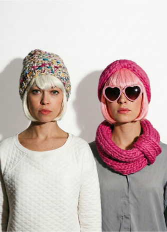 2 Kits Bundle @trustthemojo | The Blueberry Muffin Snood and Headband + Milkshake beanie