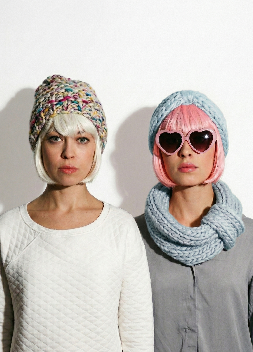 2 Kits Bundle @trustthemojo | The Blueberry Muffin Snood and Headband + Milkshake beanie