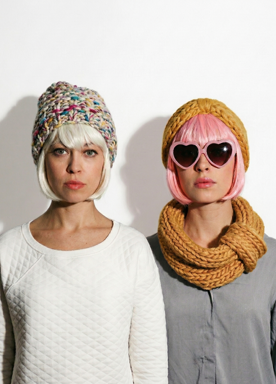 2 Kits Bundle @trustthemojo | The Blueberry Muffin Snood and Headband + Milkshake beanie