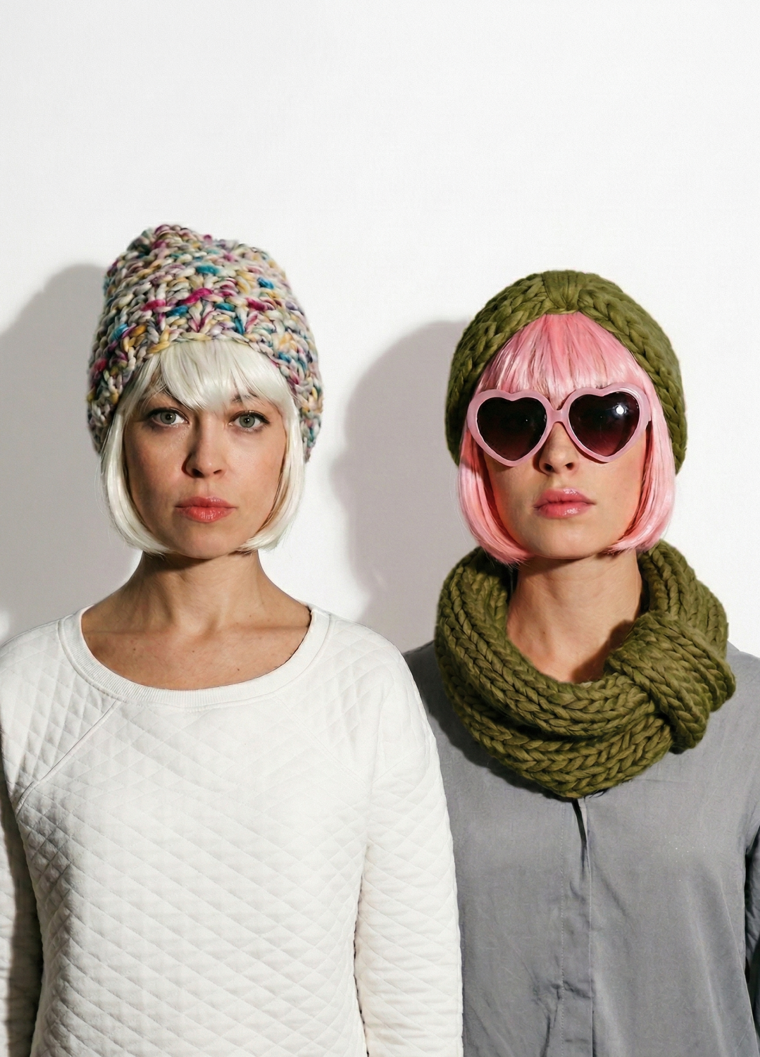 2 Kits Bundle @trustthemojo | The Blueberry Muffin Snood and Headband + Milkshake beanie