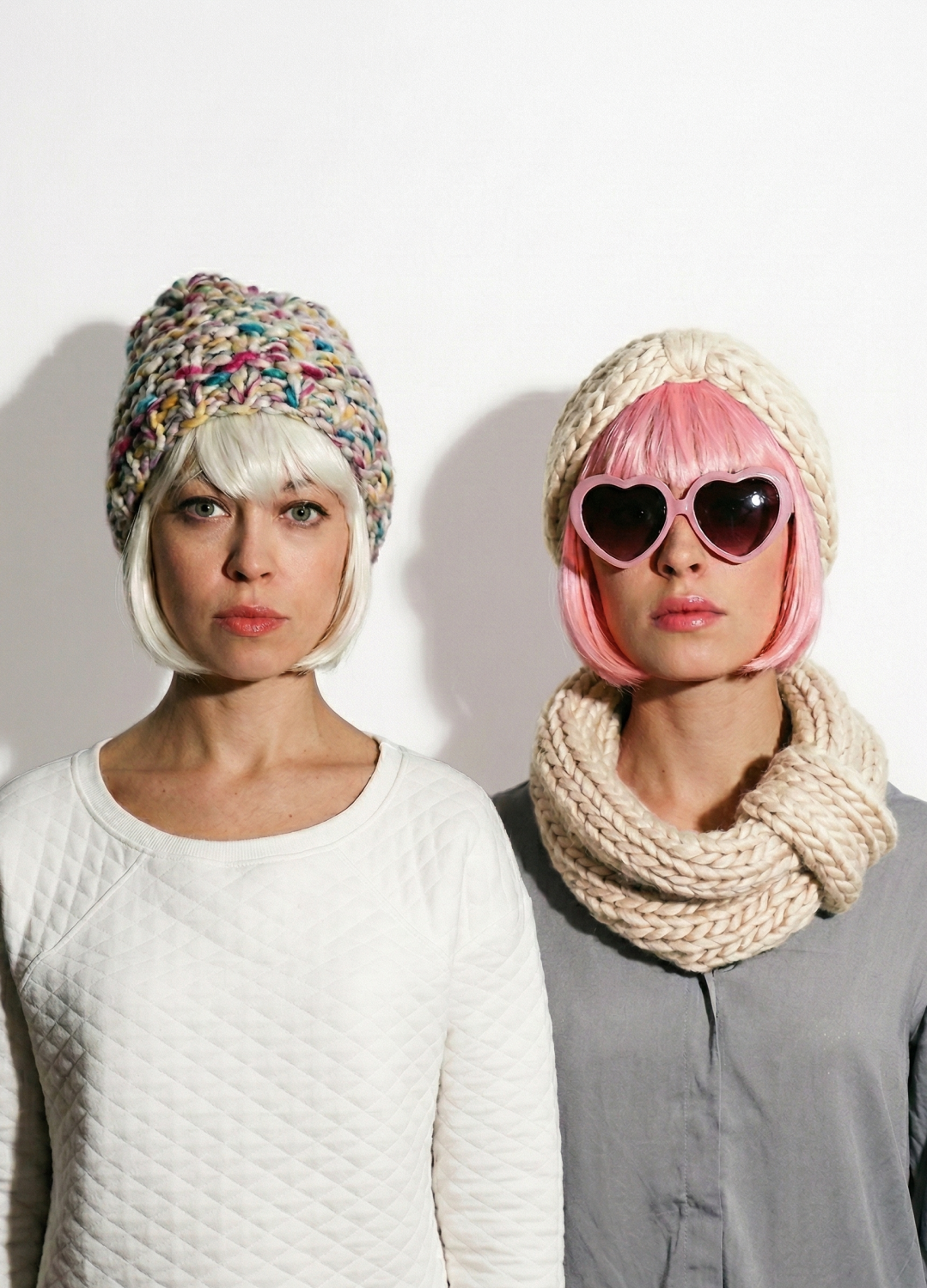 2 Kits Bundle @trustthemojo | The Blueberry Muffin Snood and Headband + Milkshake beanie
