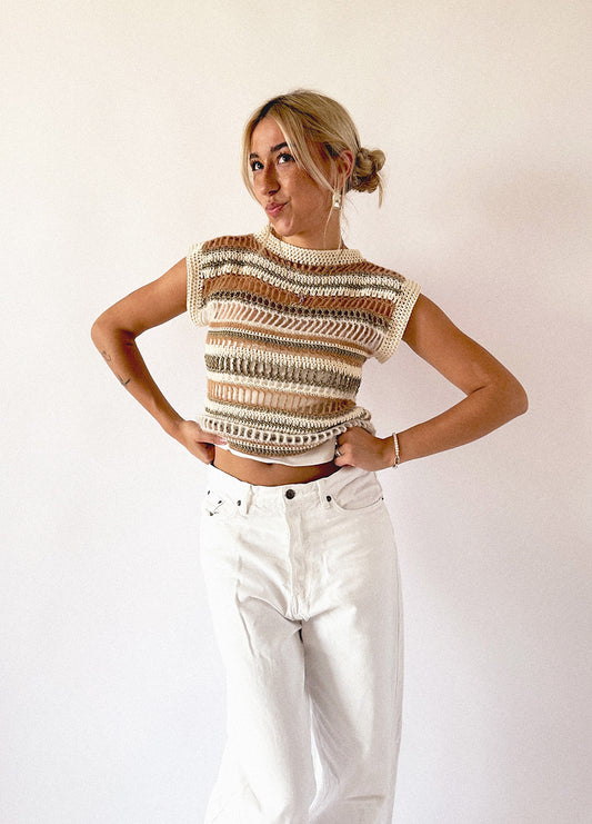 Mesh Vest Pattern x @Belinalilly