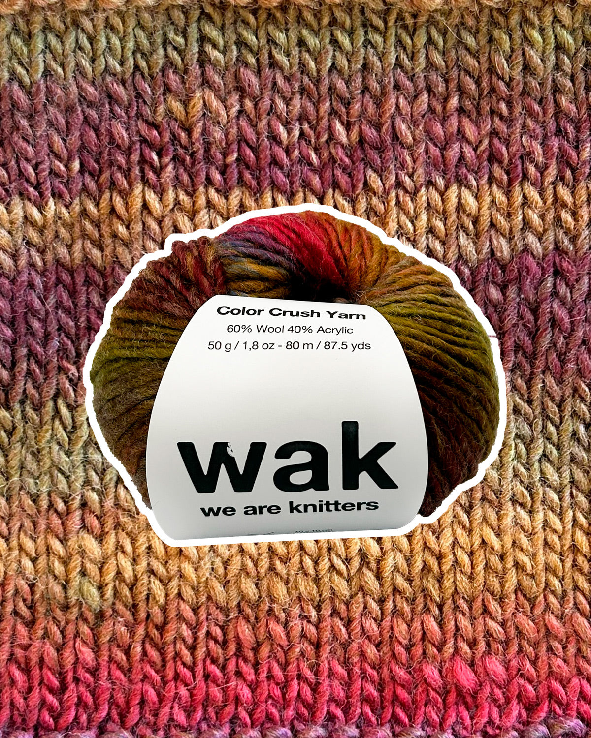 Color Crush Yarn Ochre Fade