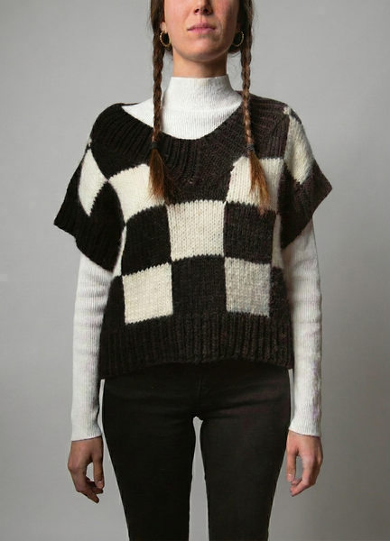 Feels Like Wednesday Vest Kit - Yummy Version – We Are Knitters
