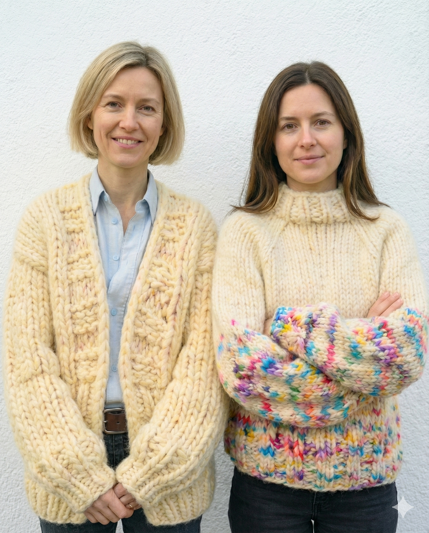 2 Kits Bundle | Simone Cardigan + Rainbow Sweater