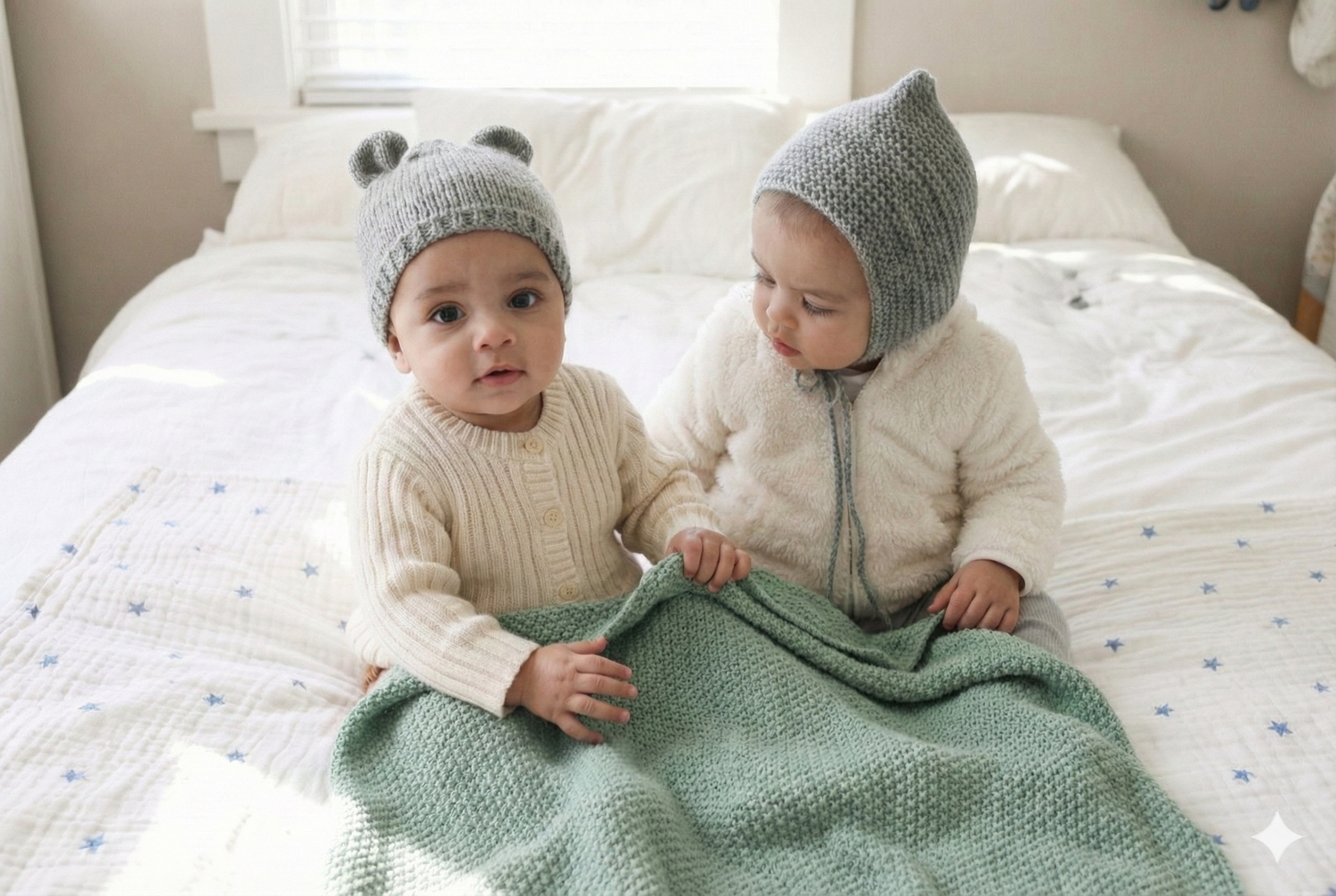 3 Baby Kits Bundle | Loris Beanie + Titi Hood + Dragonfly Blanket