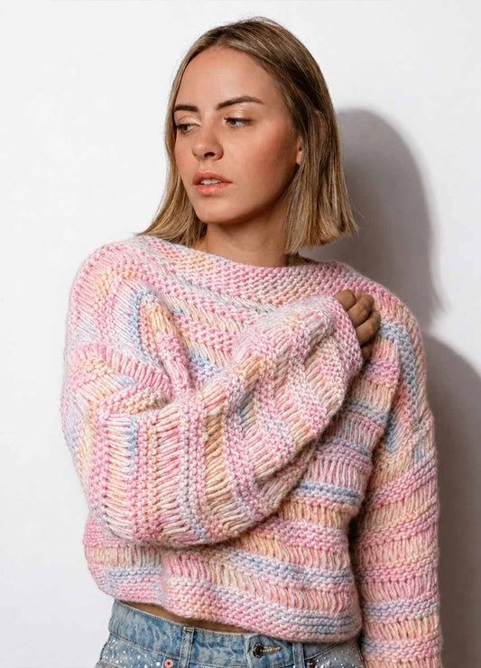 Ginkgo Sweater Kit - Yummy Yarn Fine Version
