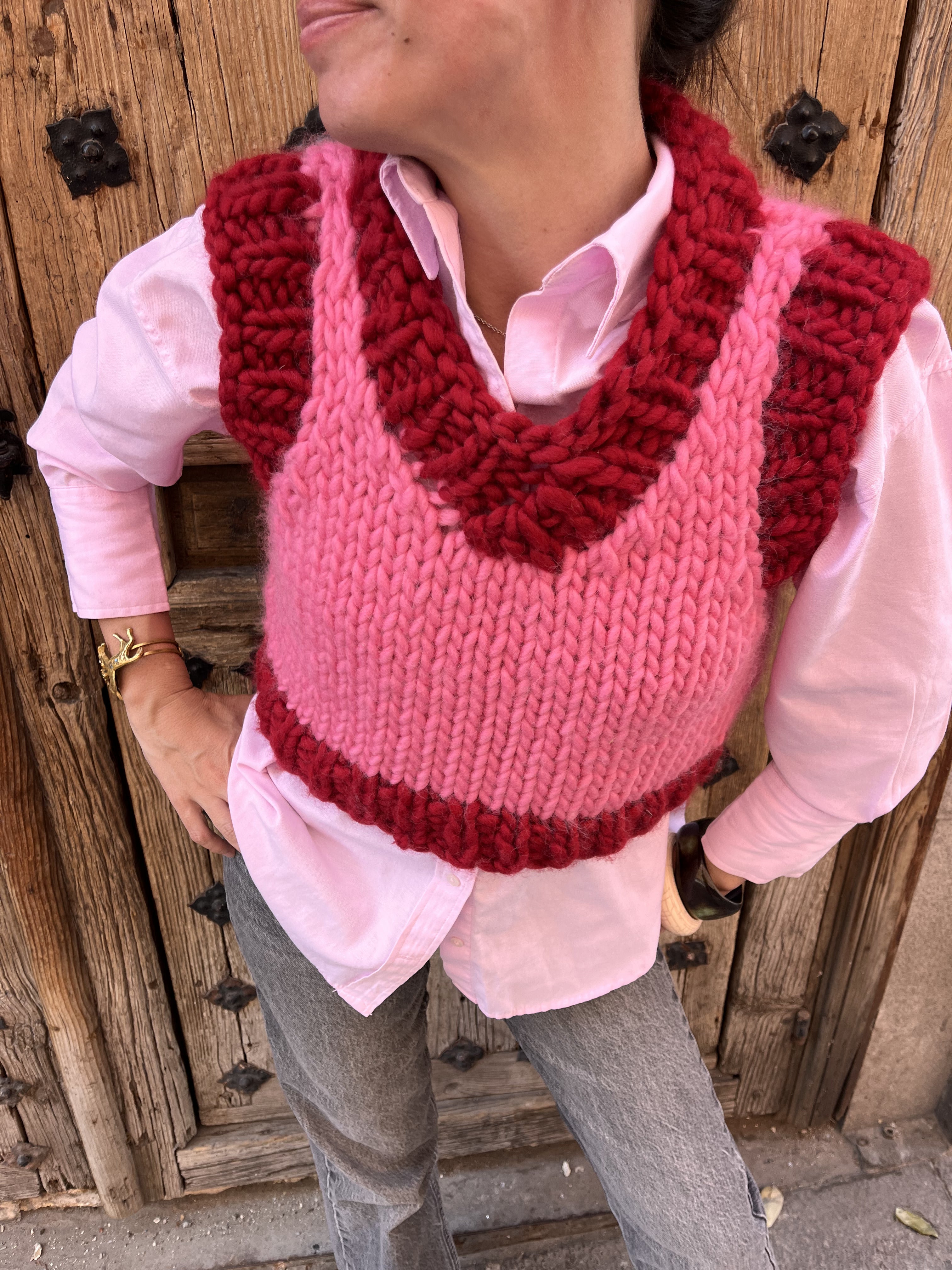 Maracaibo Vest Kit - Yummy Version – We Are Knitters