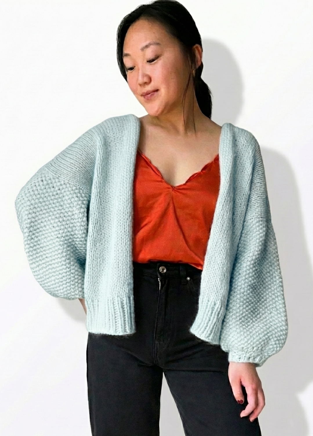 Kobe Cardigan WAK Edition x November Knits Kit - Yummy Version