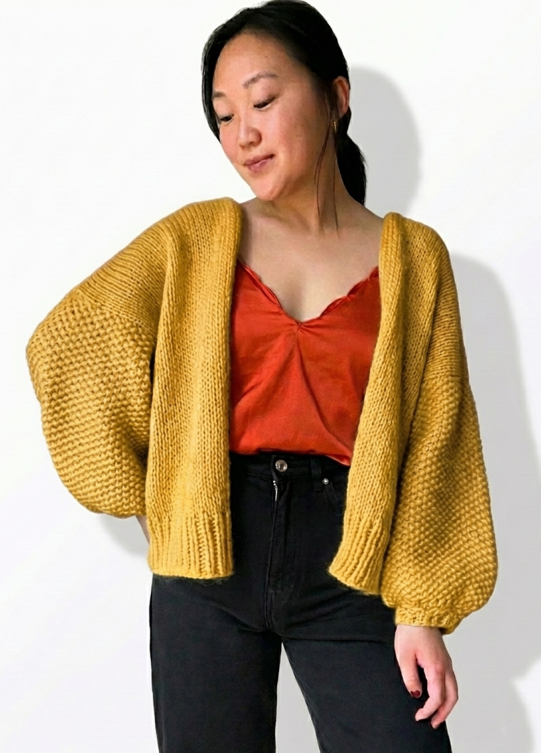 Kobe Cardigan WAK Edition x November Knits Kit - Yummy Version