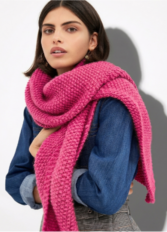 Le Marais Shawl Kit - Yummy Yarn Fine Version