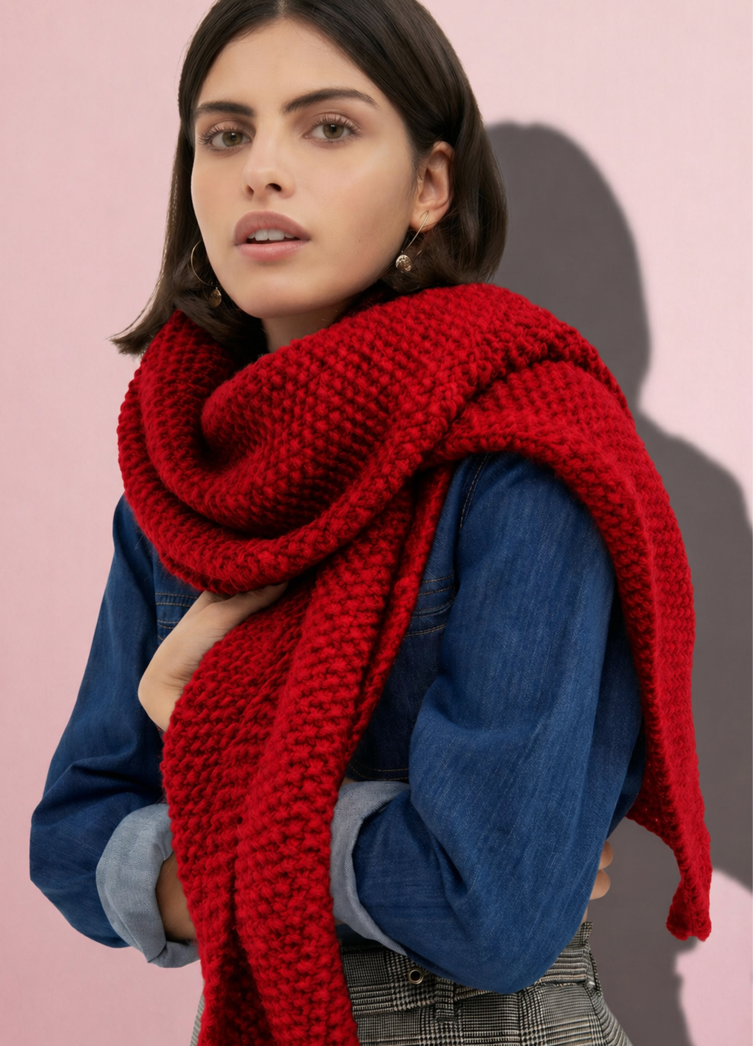 AMERI⭐︎ 4WAY MUFFLER LAYERED KNIT Le Marais Shawl Kit - Premium Version – We Are Knitters