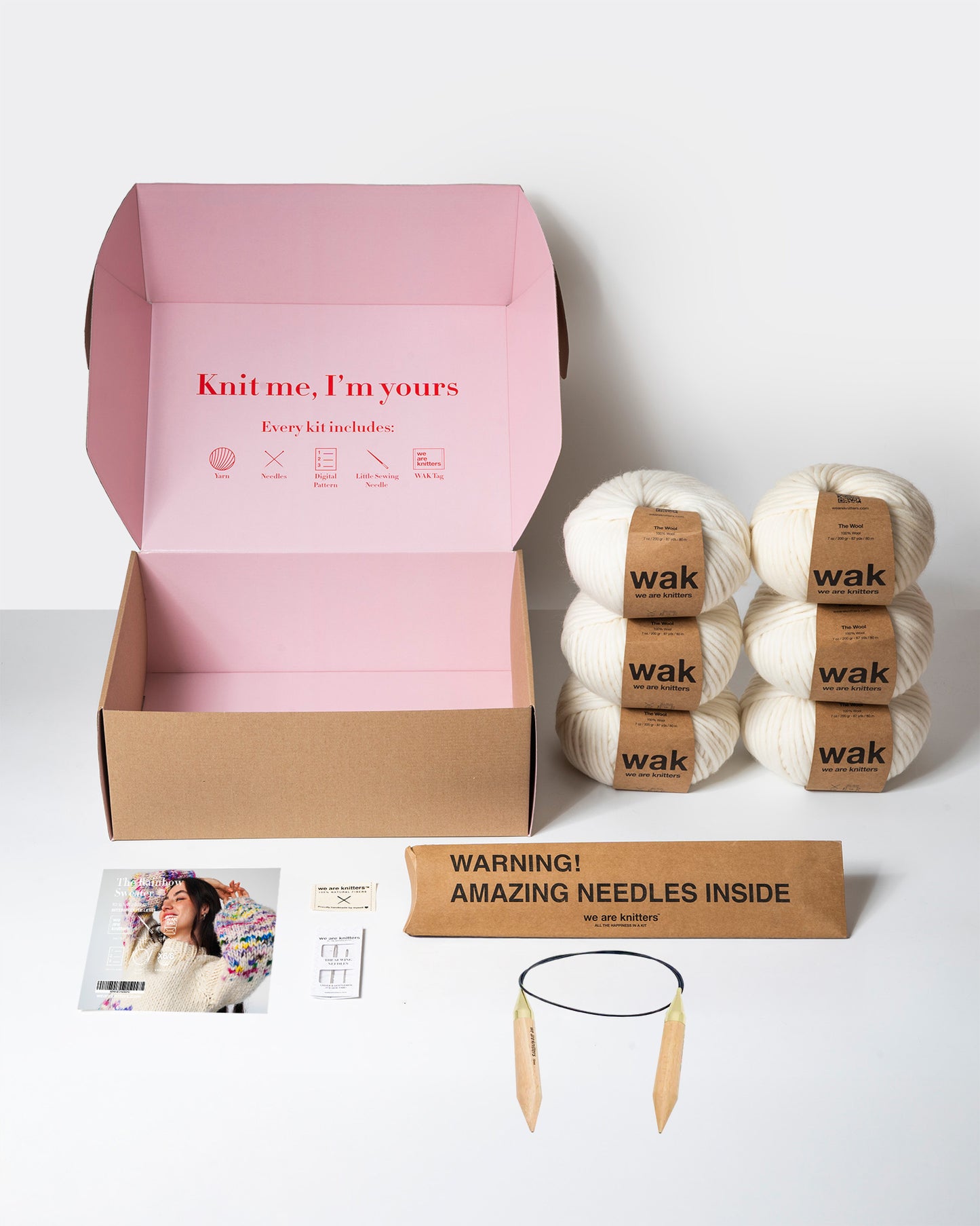 The Rainbow Sweater Kit x @paula.on.knits