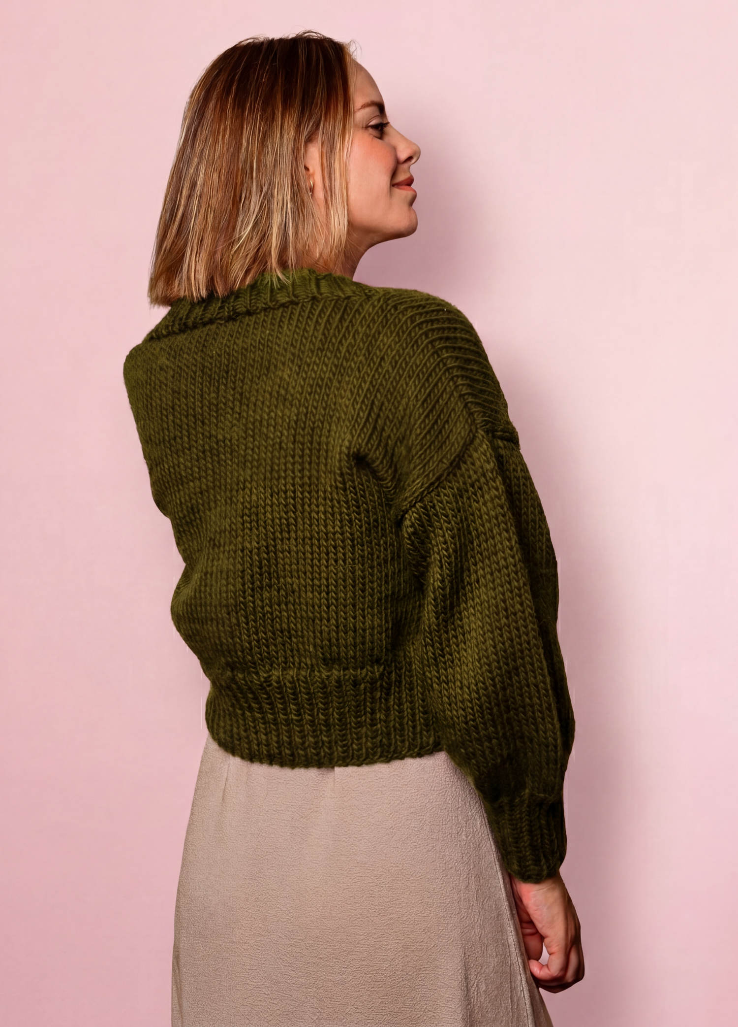 Tupelo Cardigan Kit - Premium Version – We Are Knitters