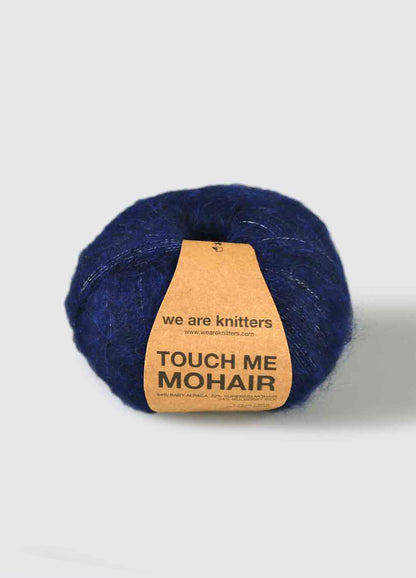 Touche-moi Mohair Bleu Marine