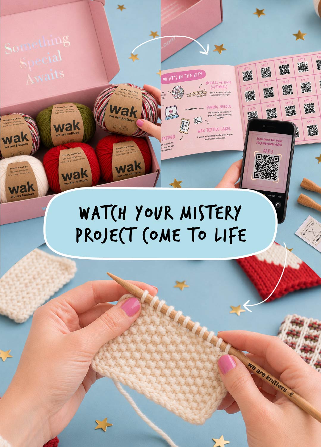 Knitmas: 24 Days of Knitting - Mystery Project Advent Calendar