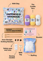 The Knitty Bear + Ghost Costume Bundle - Easy Knitted Bear + Costume Kit