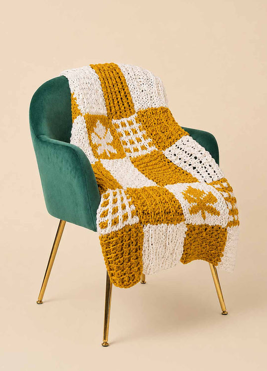 Autumn Leaves Stitch Sampler Blanket Kit - Yummy Version