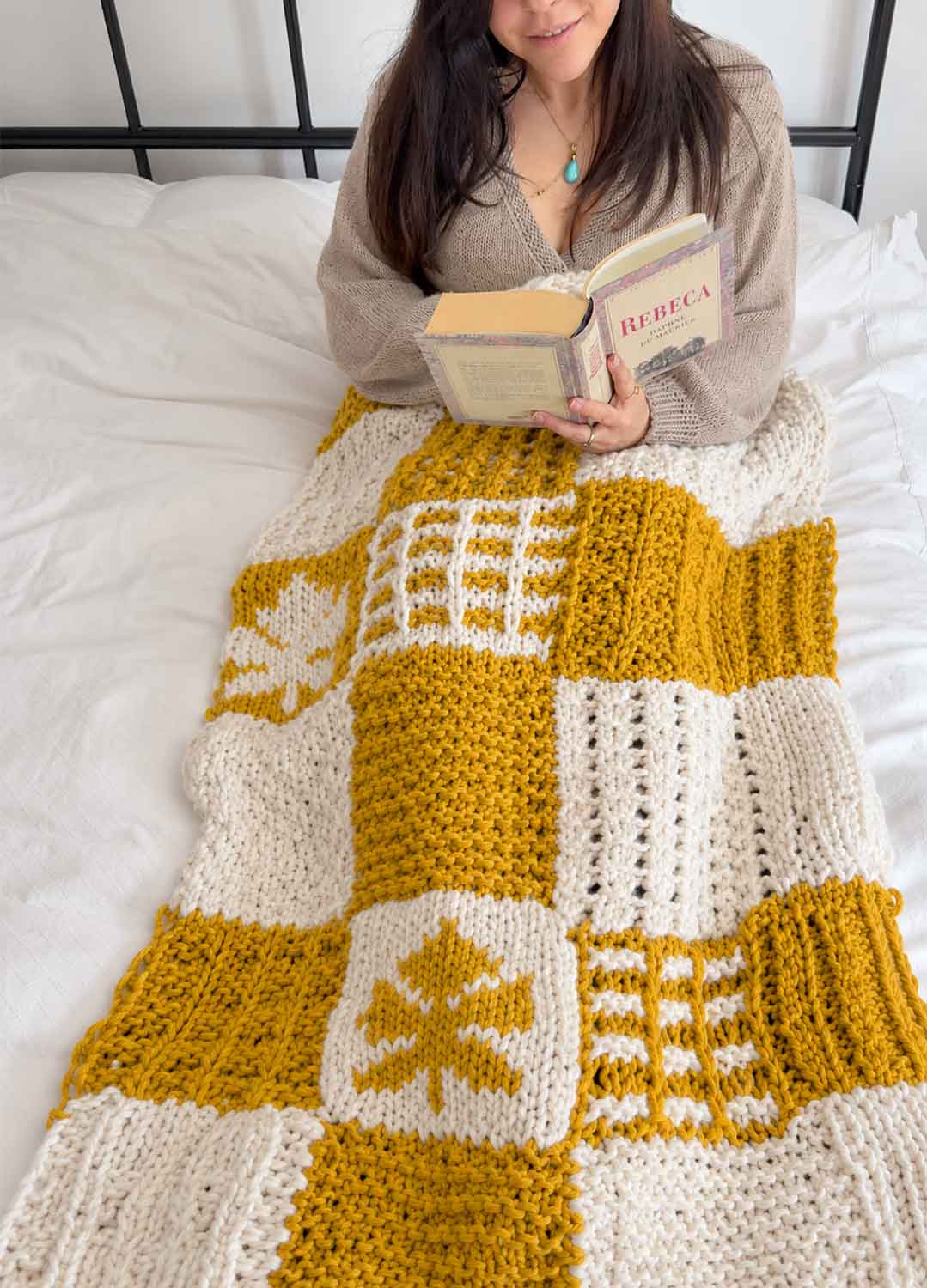 Autumn Leaves Stitch Sampler Blanket Kit - Yummy Version