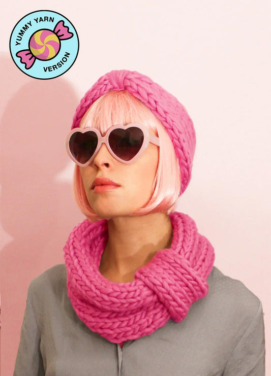 Blueberry Muffin Snood and Headband x @trustthemojo Kit - Yummy Version