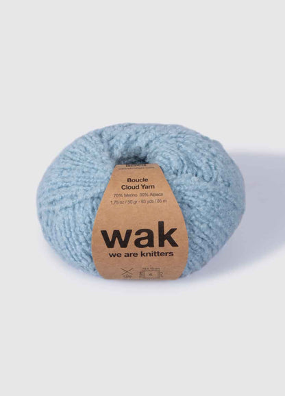 The Boucle Cloud Yarn Dusty Blue – weareknitters