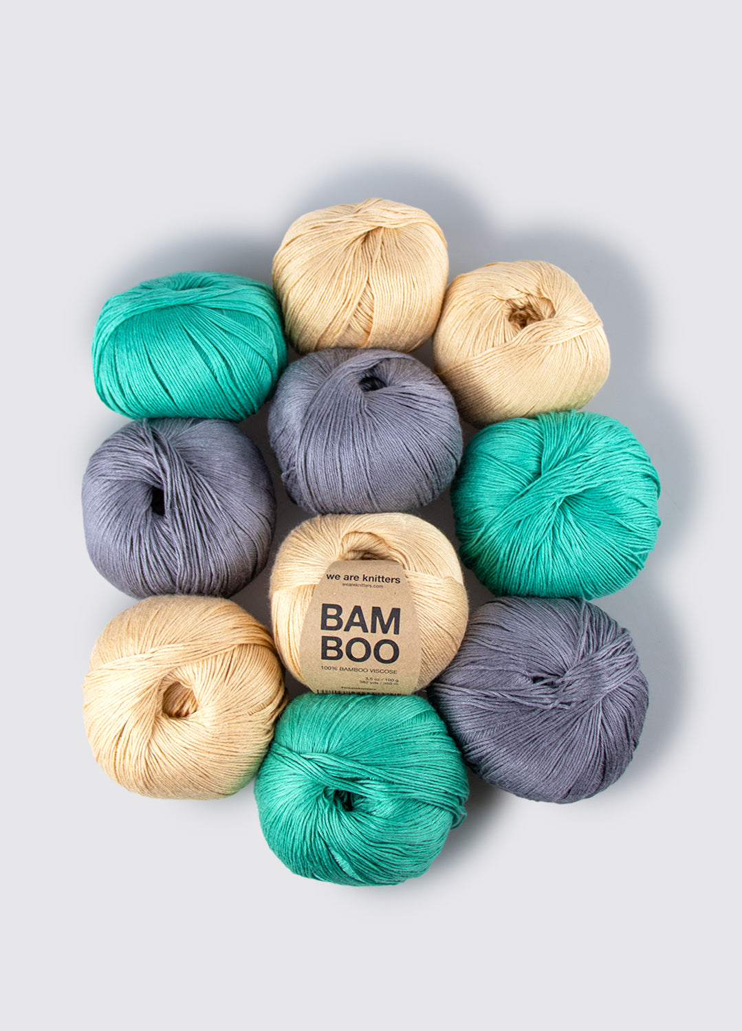 10 Pack of Bamboo Yarn Balls