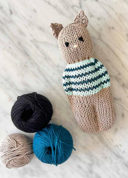 Beginner Mini Knitted Cat Kit