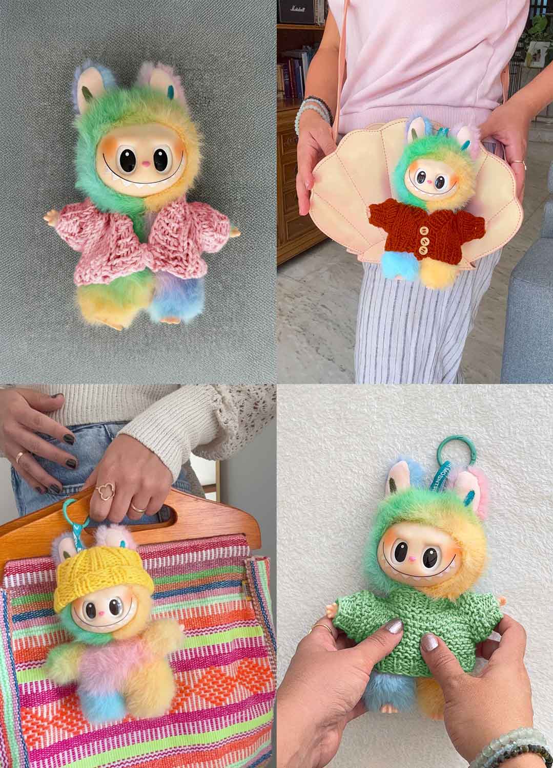 Labubu Knits Bundle - Knit your own tiny outfits!