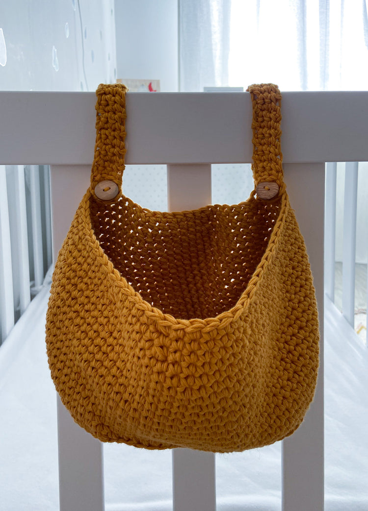Basket crochet kit -Nectarine Basket from We are knitters