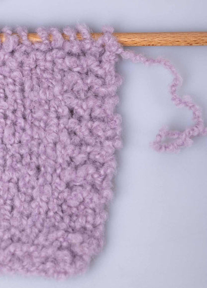 The Boucle Cloud Yarn Digital Lavender