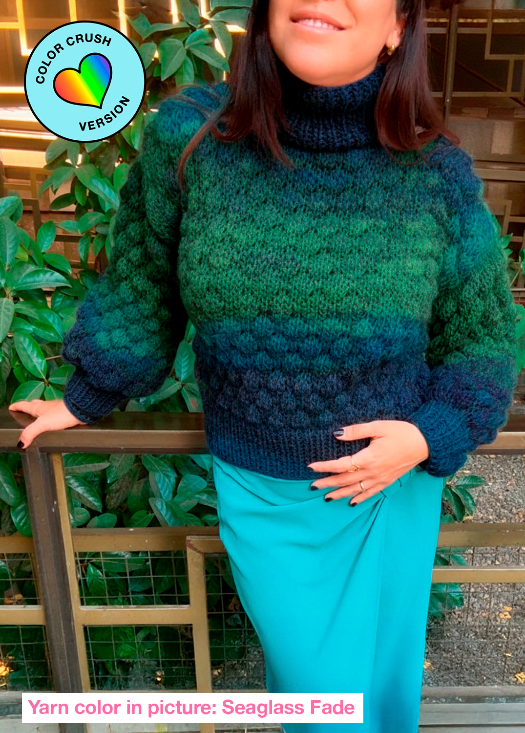 Etna Sweater Kit - Color Crush: Self Striping Version